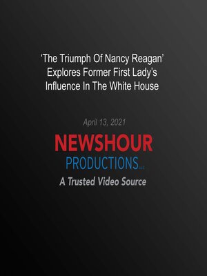 cover image of 'The Triumph of Nancy Reagan' Explores Former First Lady'S Influence In the White House